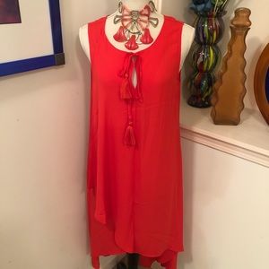 Wild strawberry 🍓 CUPIO high low dress